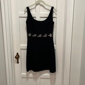 Vintage NITELINE Della Roufogali Dress w/ Cutouts